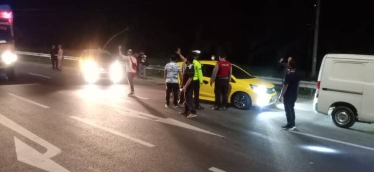 Antisipasi Peredaran Barang Terlarang, Polres Langkat Gelar Sweeping di Jalinsum