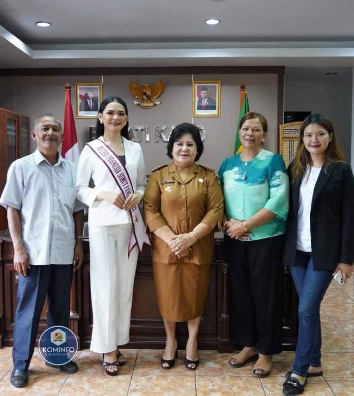 Bupati Karo Terima Audiensi Puteri Indonesia Sumut Favorit 2023