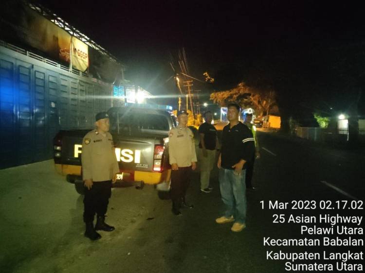 Antisipasi Bajing Loncat, Polres Langkat Gelar Patroli di Jalinsum