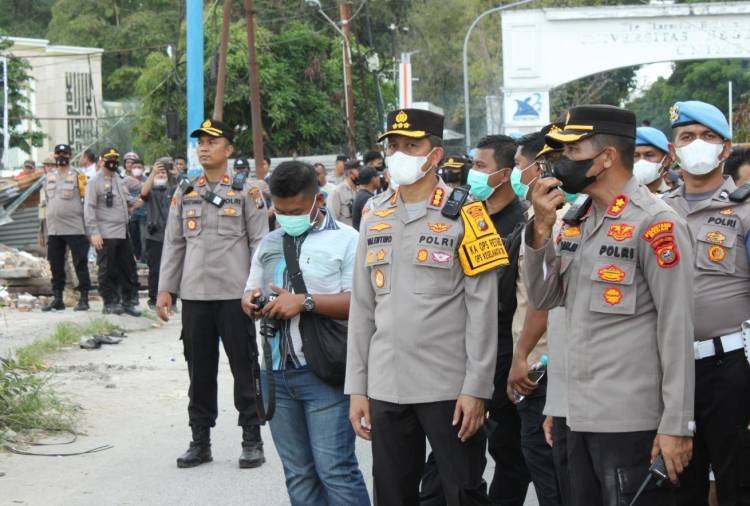 900 Personel Gabungan Amankan Penertiban Bangunan Velledrom dan Lapangan Tembak di Percut Seituan