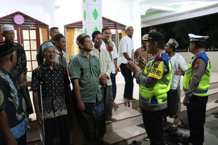 Pastikan Salat Tarawih Nyaman, Polres Simalungun Gelar Patroli Skala Besar