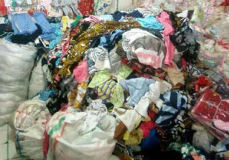 Polda Sumut Sita 260 Bal Pakaian Monza di Simalingkar