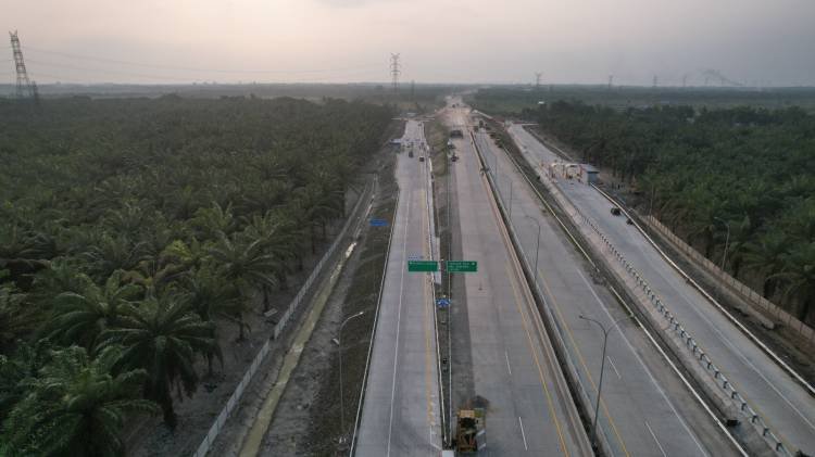 Tol Binjai-Pangkalan Brandan dan Indralaya-Prabumulih Dibuka Fungsional pada Libur Lebaran 2023