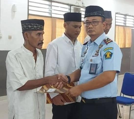 823 WBP Lapas Kelas II B Tebingtinggi Terima Remisi Idul Fitri