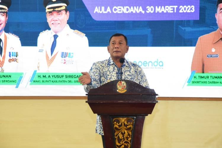Bupati Deliserdang Minta Pelaksanaan Pembayaran PBB-P2 Dipercepat