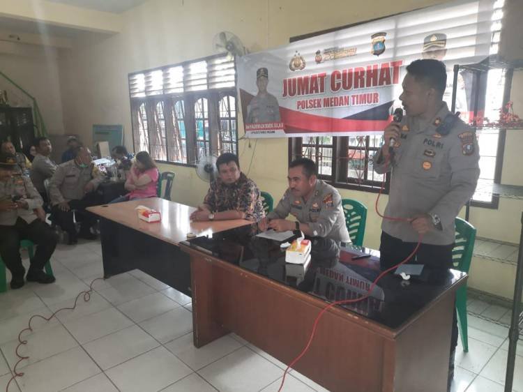 Kapolsek Medan Timur: Jumat Curhat Lebih Membuka Diri Komunikasi Polri dengan Warga