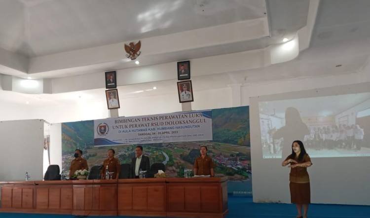 Perawat RSUD Doloksanggul Ikuti Bimtek Perawatan Luka di Doloksanggul