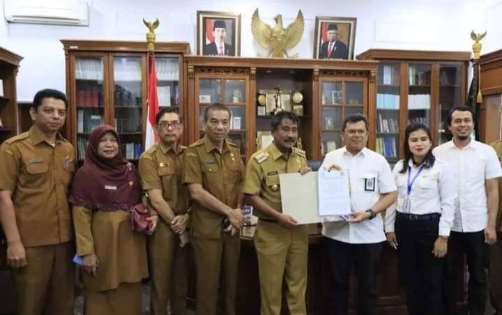 Pemko Binjai Terima Aset Kegiatan Peningkatan Kualitas Kawasan Kartini-Setia dari Kementerian PUPR