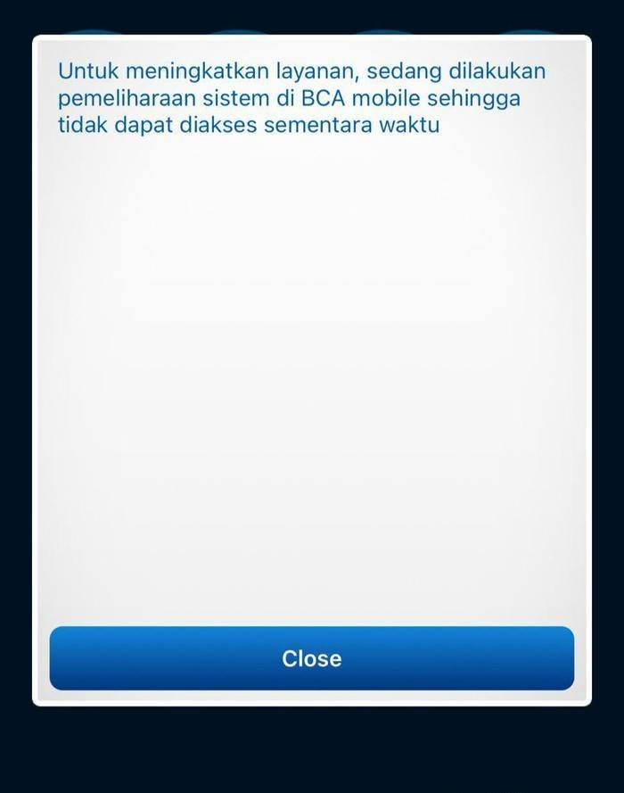 Mobile Banking BCA Eror, Nasabah Tak Bisa Cek Saldo hingga Transfer