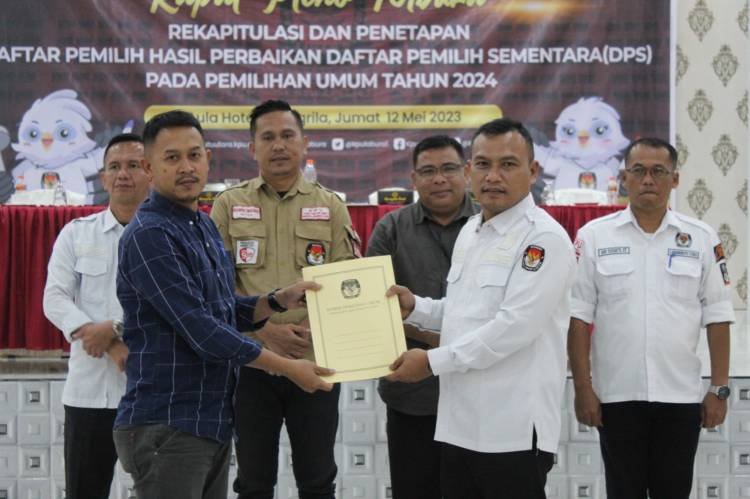 KPU Labura Tetapkan Rekapitulasi DPSHP Sejumlah 276.153 Jiwa