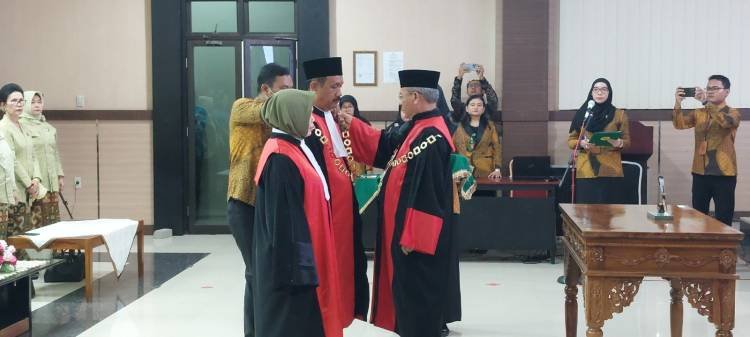 Thomas Tarigan Dilantik Sebagai Ketua PN Lubukpakam
