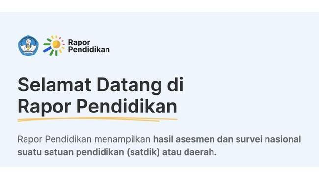 Guru Kini Bisa Akses Rapor Pendidikan