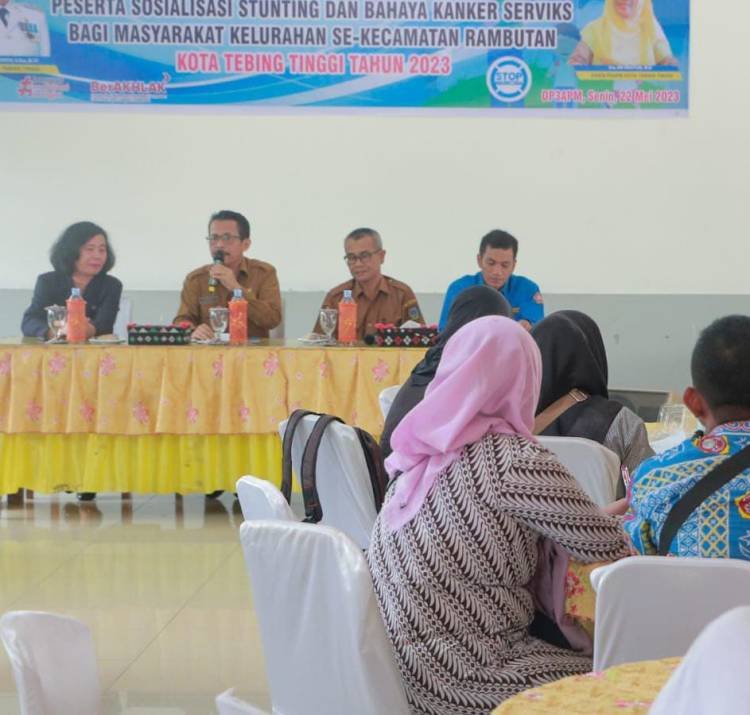Bambang Sudaryono  Ajak Semua Elemen Perangi Stunting dan Kanker Serviks di Tebingtinggi