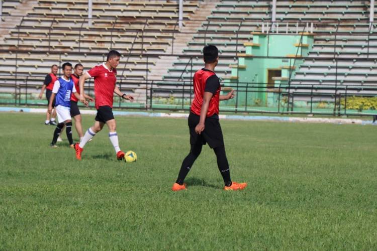 Laga Persahabatan,  Polrestabes Medan Unggul 5-3 atas Jurnalis All Star