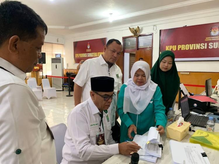 Ketua DPW PKB Sumut Daftarkan 100 Bacaleg DPRD SU ke KPU Sumut