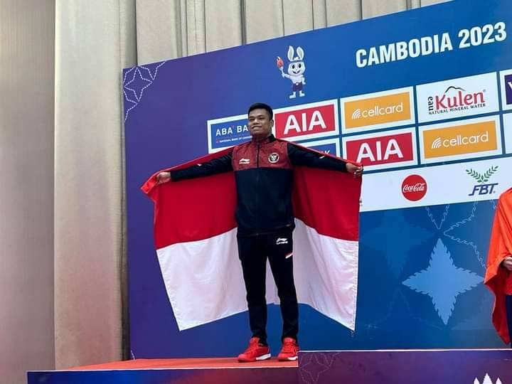 Samuel Marbun Putra Humbahas Raih Medali Perak SEA Games 2023