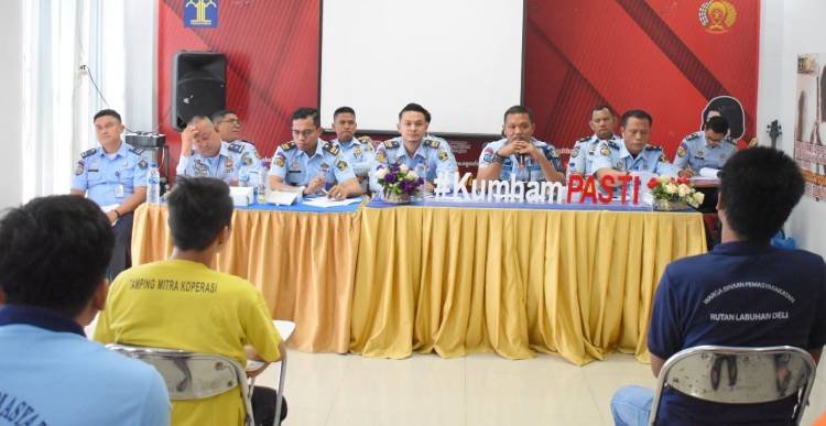 Penuhi Hak WBP, Rutan Labuhan Deli Gelar Sidang TPP
