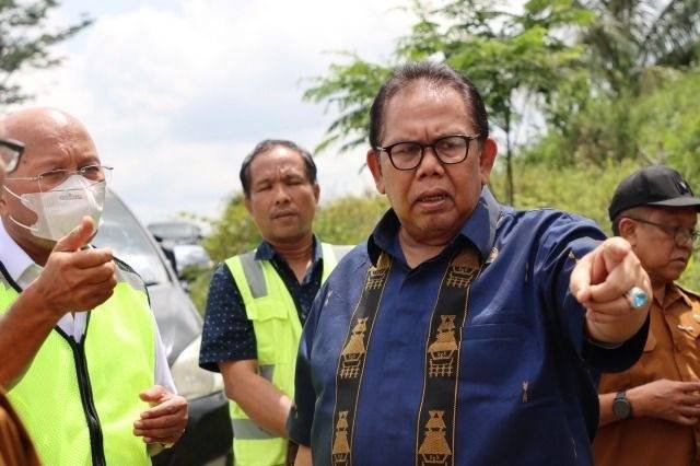 Tim DPRD SU Dapil XI Tinjau Proyek Multi-years Rp2,7 T di Karo, Progresnya Masih Nol