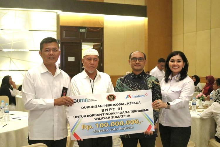 Dukung Pemberantasan Terorisme, Inalum Berikan Bantuan Pemulihan kepada Penyintas
