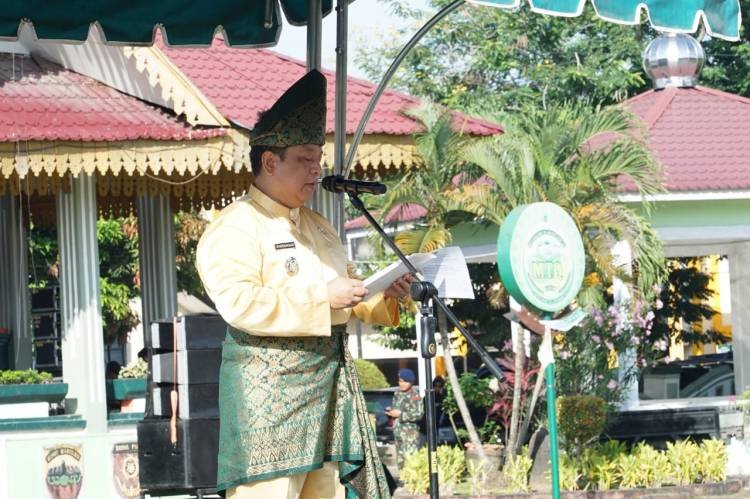 Peringati Hari Lahir Pancasila, Pemko Gelar Upacara Bendera