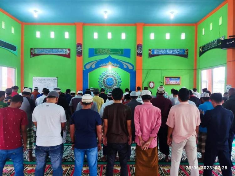 Rutan Humbahas Gelar Salat Idul Adha 1444 H