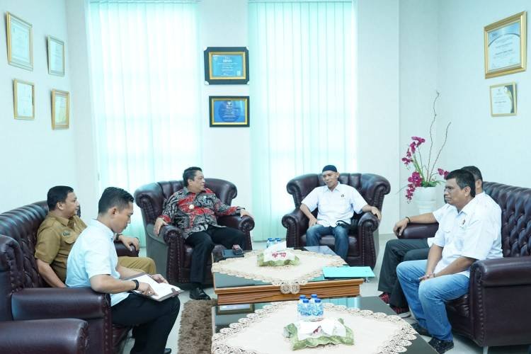PWI Tebingtinggi Audiensi ke Pj Wali Kota