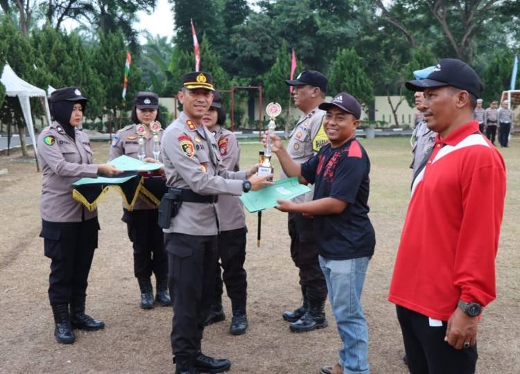 Apel Satkamling, Kapolres Sergai Ajak Jaga Keamanan Lingkungan Masing-masing