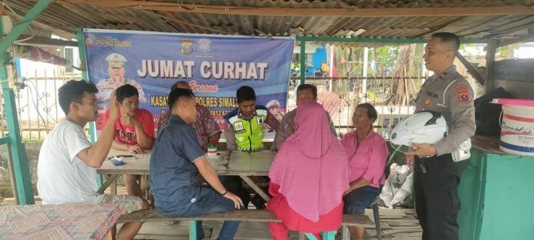 Satlantas Polres Simalungun Gelar ‘Jumat Curhat’ Bersama Warga