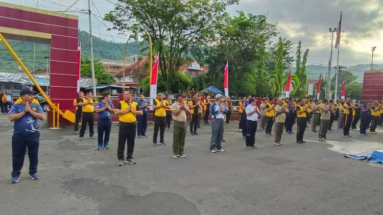 TNI, Polri dan Pemko Sibolga Olahraga Bersama Sambut Hari Bhayangkara dan HUT Kodam I/BB