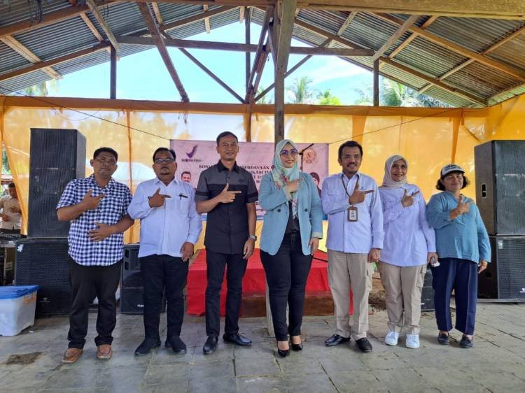 BBPOM Medan Bersama Komisi IX DPR RI Penyuluhan KIE di Desa Pekan Kuala Langkat