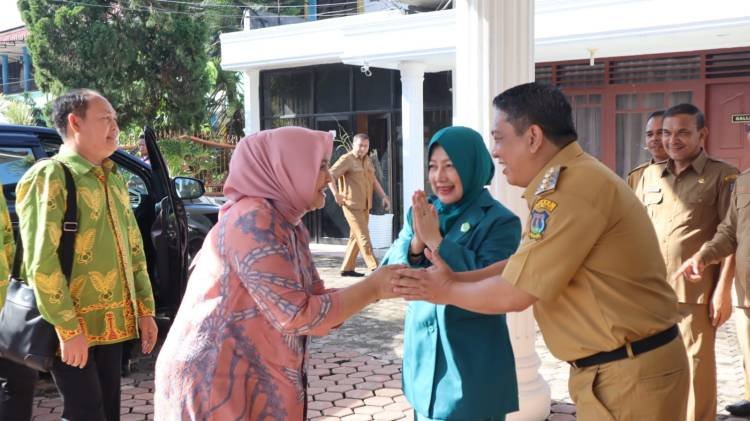 Pj Wali Kota Tebingtinggi Terima Kunker TP PKK Sumut