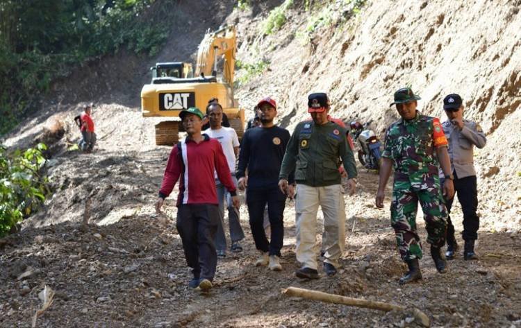Pj Bupati Agara Tinjau Lokasi TMMD