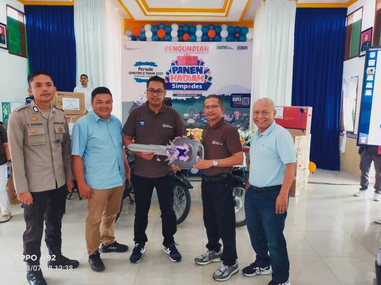 Daud Sembiring Pemenang Grand Price Panen Hadiah Simpedes BRI Cabang Sidikalang