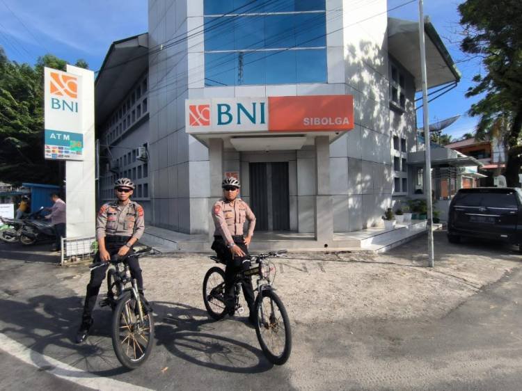 Sat Samapta Polres Sibolga Gelar Patroli Bersepeda