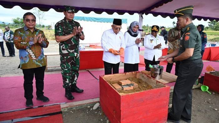 Wapres Groundbreaking dan Tanam Pohon di Kawasan Kantor Pemprov Papua Tengah