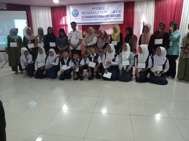 BNN Kota Tebingtinggi Adakan Kegiatan Ketahanan Keluarga Anti Narkoba