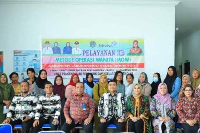 Bupati Tinjau Pelaksanaan Pelayanan KB MOW di RSUD Aekkanopan