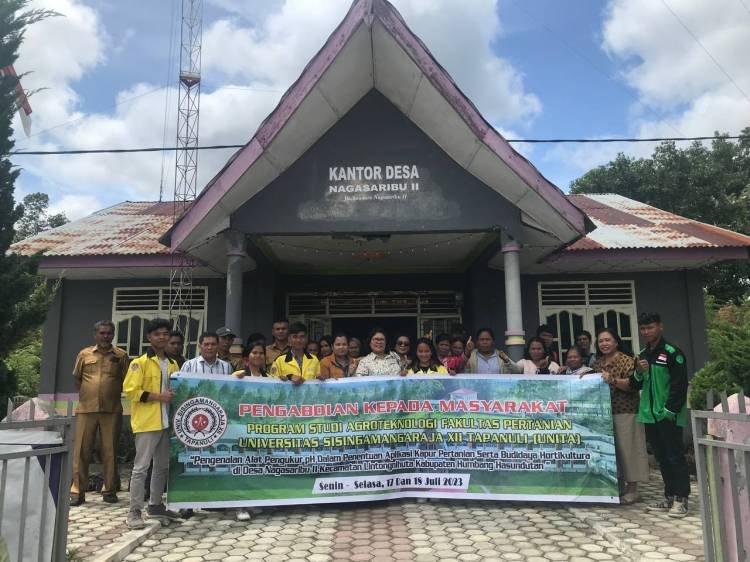 Prodi Agroteknologi Fakultas Pertanian UNITA Sampaikan Cara Mengukur pH Tanah