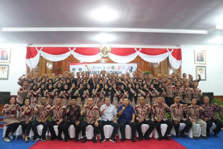 Malam Keakraban, Sekdako Binjai Apresiasi Tim Paskibraka Kota Binjai