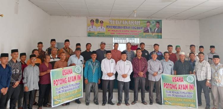 MUI Labura Gelar Pelatihan Sembelih Hewan