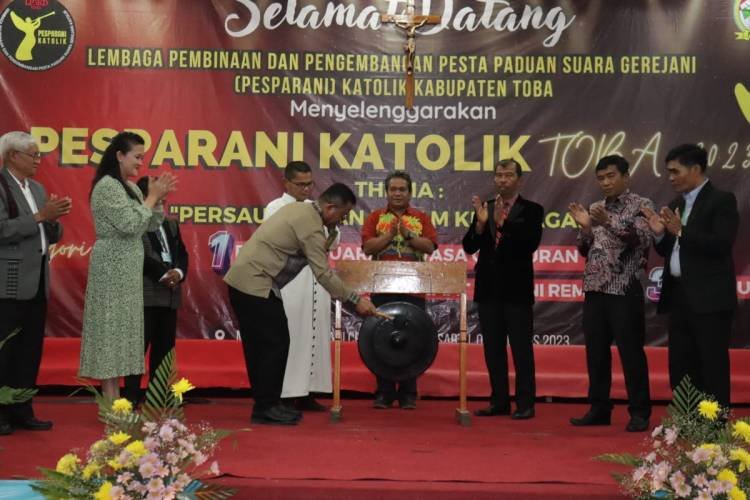 LP3KD Toba Gelar Pesparani Katolik