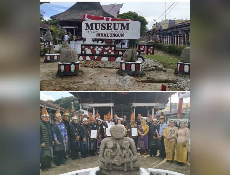 Bankom Raya dan Karang Taruna Simalungun Bersihkan Museum