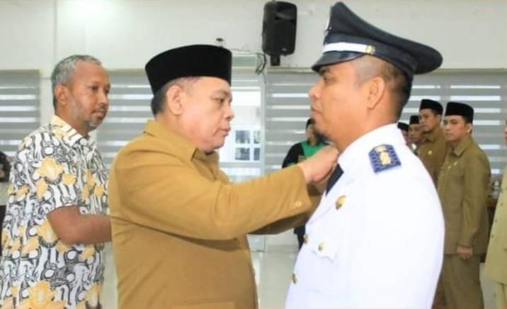 Sekda Labuhanbatu Lantik 38 Pejabat Administrator, Pengawas dan Fungsional