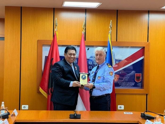 BNN RI Jalin Kerja Sama Pemberantasan Narkoba dengan Kepolisian Albania