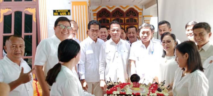 Gus Irawan Pasaribu Resmikan Posko Pemenangan  Prabowo di Nias