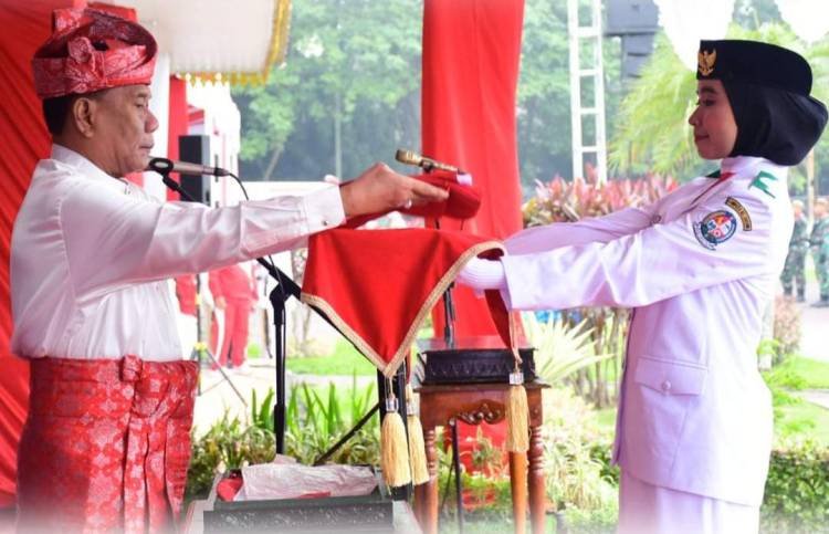 Upacara Peringatan HUT ke-78 Kemerdekaan RI di Deliserdang Hikmat