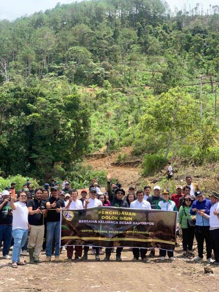 Penghijauan di Dolok Imun, Keturunan Naipospos Selamatkan Situs Sejarah