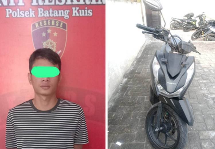 Polsek Batangkuis Ringkus Penadah Sepeda Motor Curian di Mabar