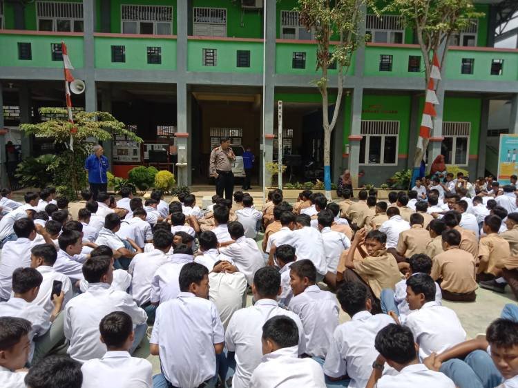 Antisipasi Tawuran Pelajar, Polsek Perdagangan Sosialisasi ke Sekolah-sekolah