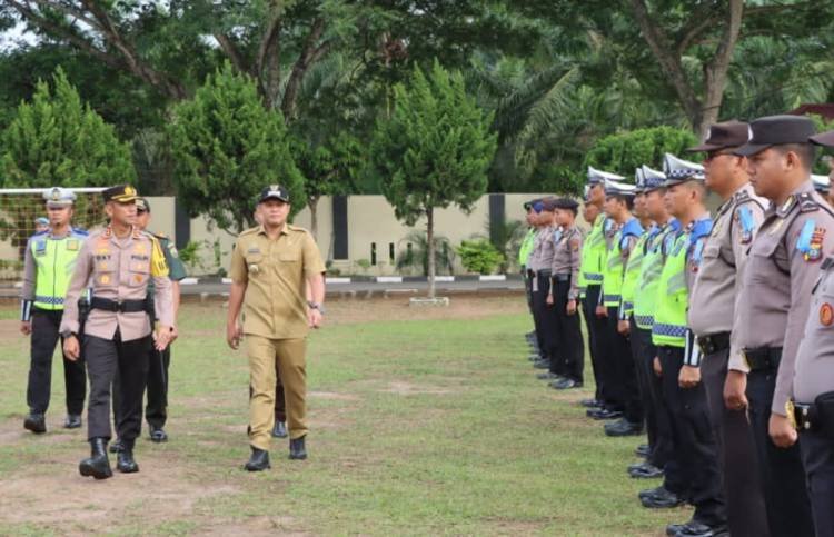 Kapolres Sergai Pimpin Apel Pasukan Ops Zebra Toba 2023